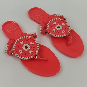 Jack Rogers Georgica Jelly Pink Sandals